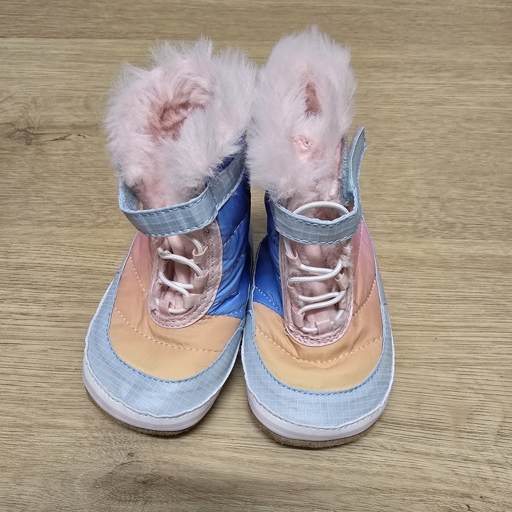 Robeez Baby Winter Boots Size 12/18 Months